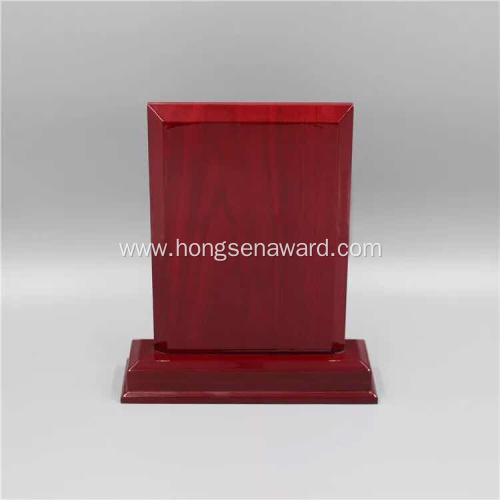 Square red wooden engravingplaque